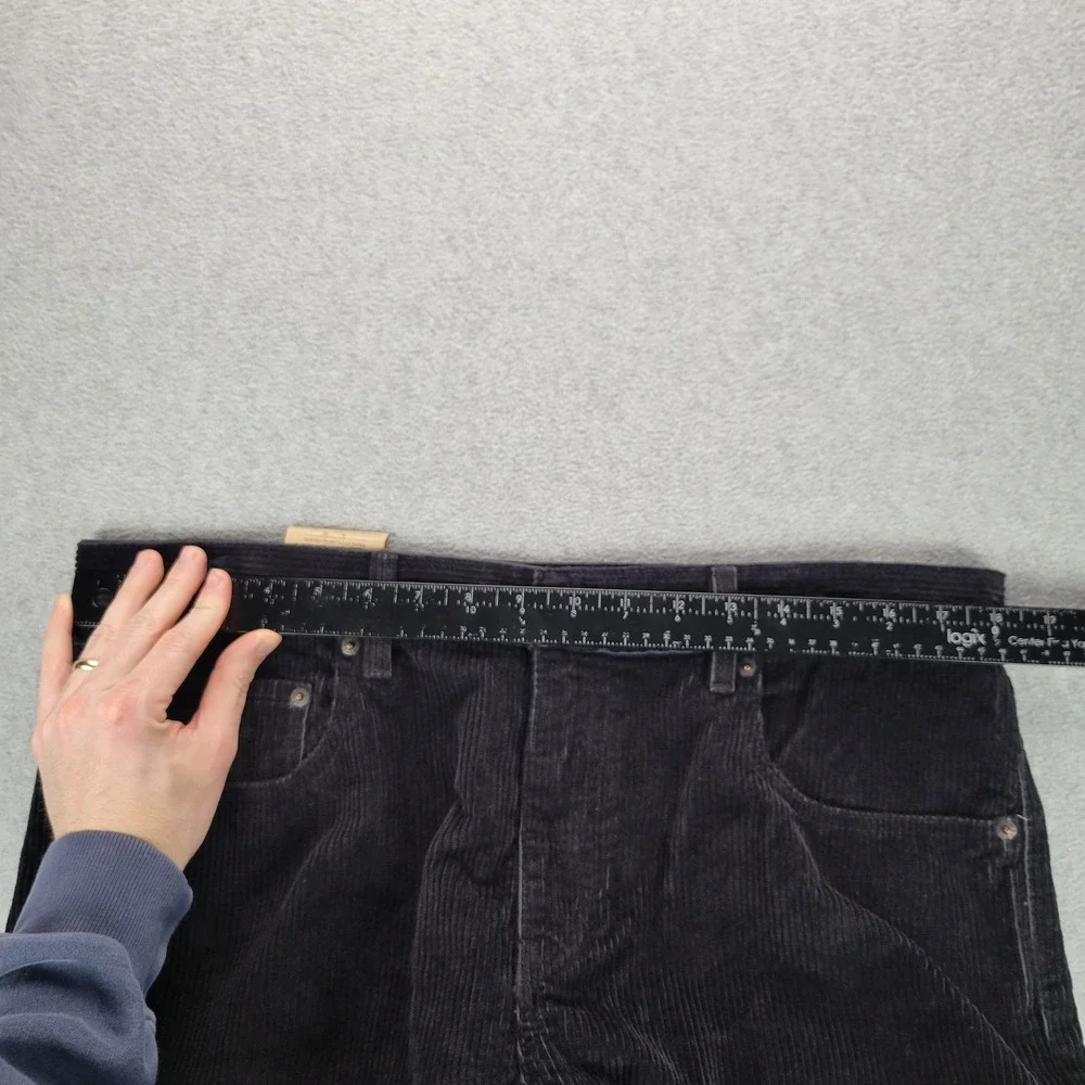 Levis Low Pro Corduroy Pants Mens 32x30 Navy Blue Relaxed‎ Straight Leg Mid Rise